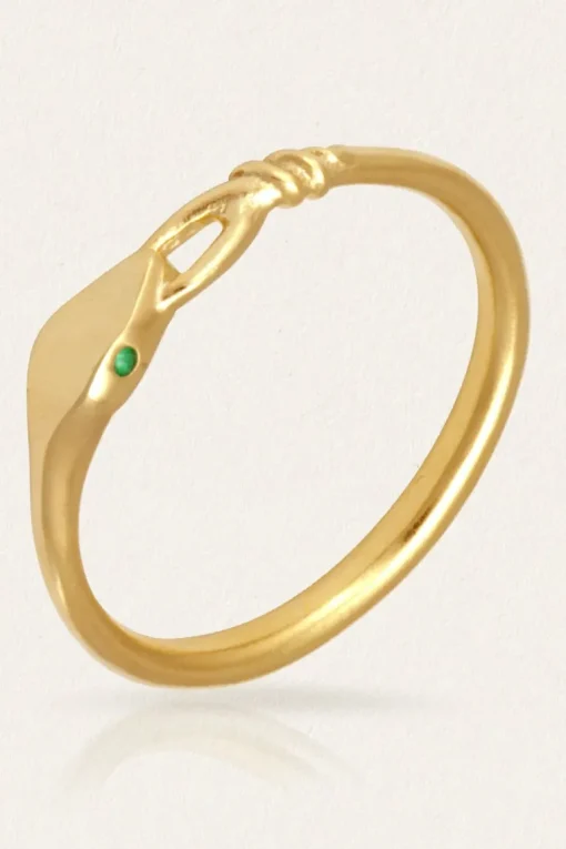 Althea Emerald Ring - Gold