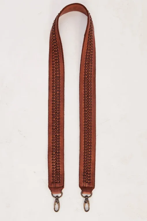 Braided Strap Long - Cognac