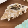 Conch Hair Claw - Brown
