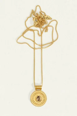 Denarii Coin Necklace - Gold