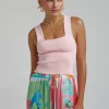 Knit Tank - Blush