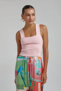 Knit Tank - Blush