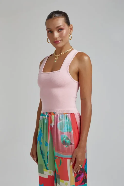 Knit Tank - Blush