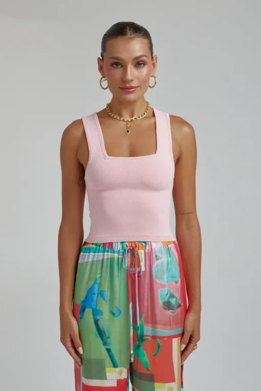 Knit Tank - Blush