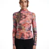LS Ruched High Neck Top - Everlast EVE